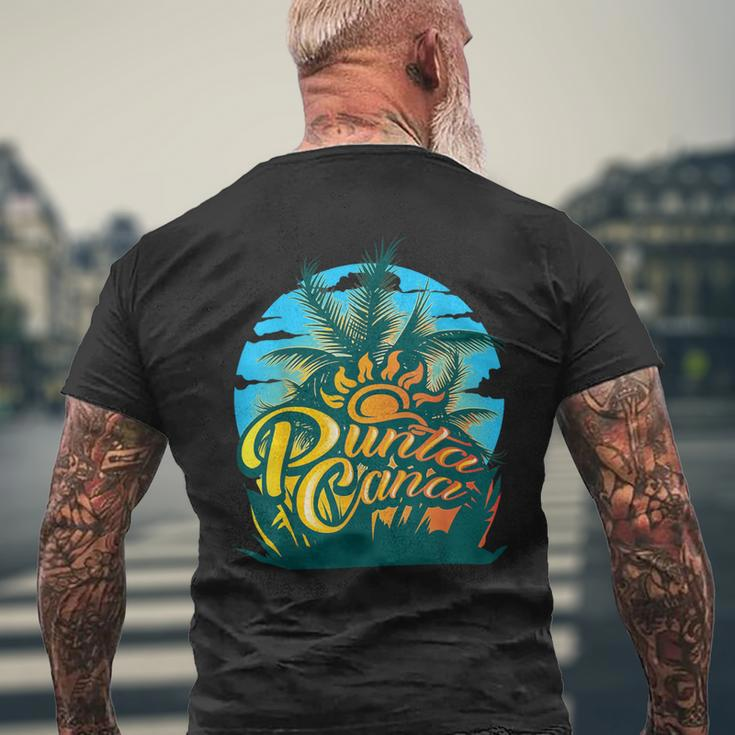 Punta Cana Cool Dainty Beach Lovers Men's T-shirt Back Print Gifts for Old Men