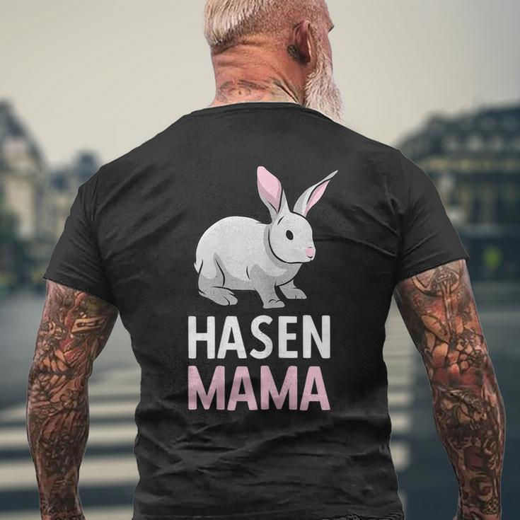 Rabbit Mum Rabbit Mother Pet Long Ear For Women Men's Back Print T-shirt Gifts for Old Men