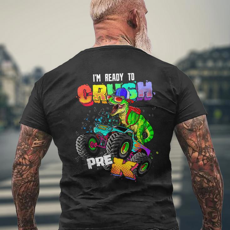 Ready To Crush Pre KRex Monster Truck Car Dinosaur Boys Men's T-shirt Back Print Gifts for Old Men