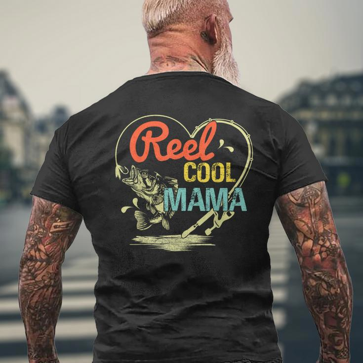 Reel Cool Mama Fishing For Womens For Women Men's Back Print T-shirt Gifts for Old Men