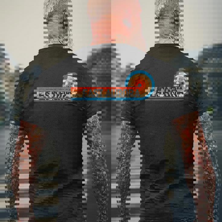 Retro East Aurora Vintage City East Aurora Men's T-shirt Back Print Gifts for Old Men