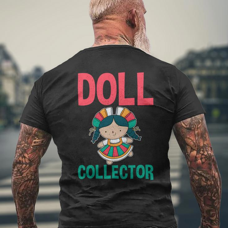 Retro Vintage Doll Collector Dolls Collecting Lover Graphic 1 Mens Back Print T-shirt Gifts for Old Men