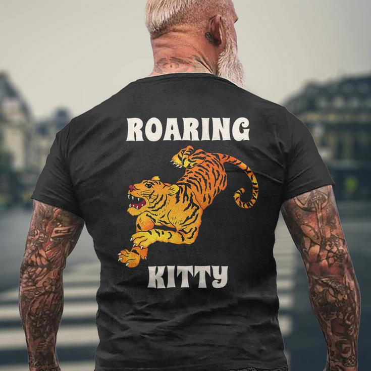 Roaring Kitty Dfv I Like The Stock To The Moon Mens Back Print T-shirt Gifts for Old Men