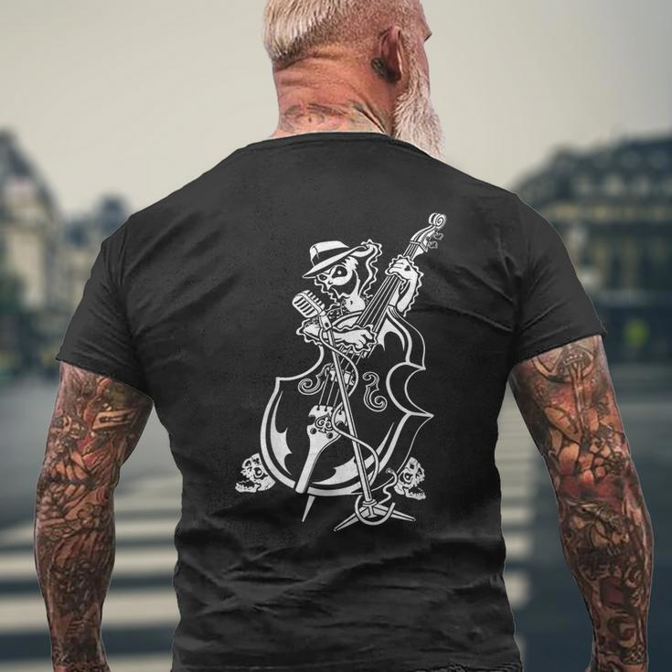 Rockabilly Upright Bass Player Rockabilly Singer Men's T-shirt Back Print Gifts for Old Men