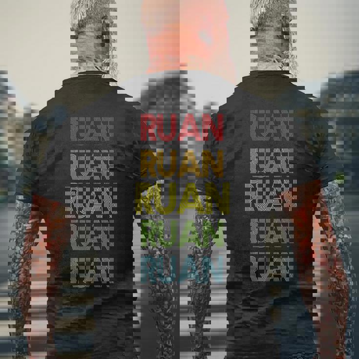 Ruan Name Men's T-shirt Back Print Gifts for Old Men Ruan Name Men's T-shirt Back Print Gifts for Old Men