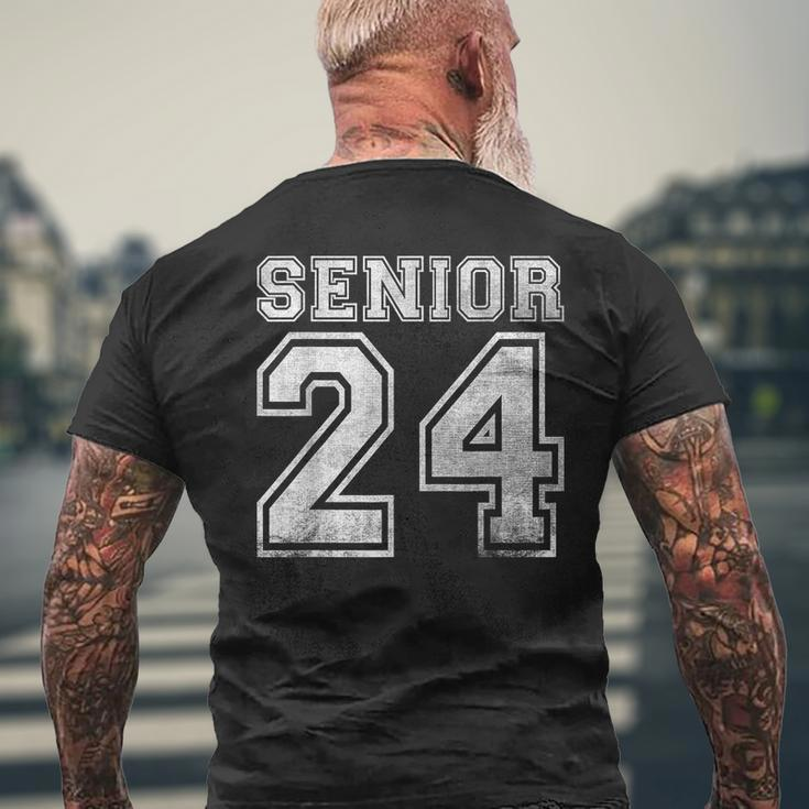 Senior 2024 Class Of 2024 Seniors Graduation 2024 Senior 24 Men's T-shirt Back Print Gifts for Old Men