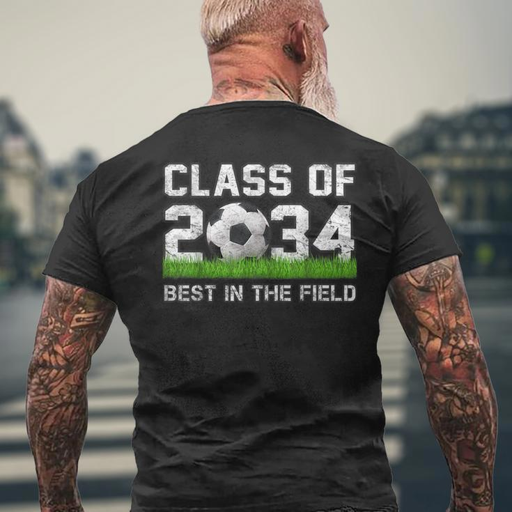Soccer Class Of 2034 2 To 4Yr Old - Best In The Field Soccer Funny Gifts Mens Back Print T-shirt Gifts for Old Men