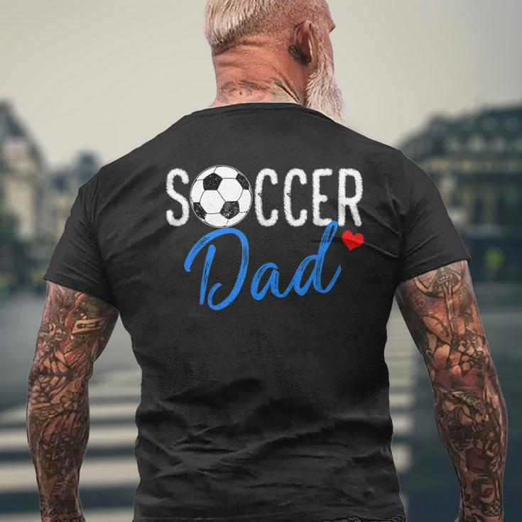 Soccer Dad Sports Dad Fathers Day Men's Back Print T-shirt Gifts for Old Men