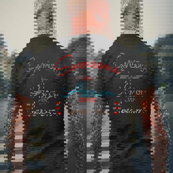 Someone In Akron Ohio Loves Me Mens Back Print T-shirt Gifts for Old Men Someone In Akron Ohio Loves Me Mens Back Print T-shirt Gifts for Old Men