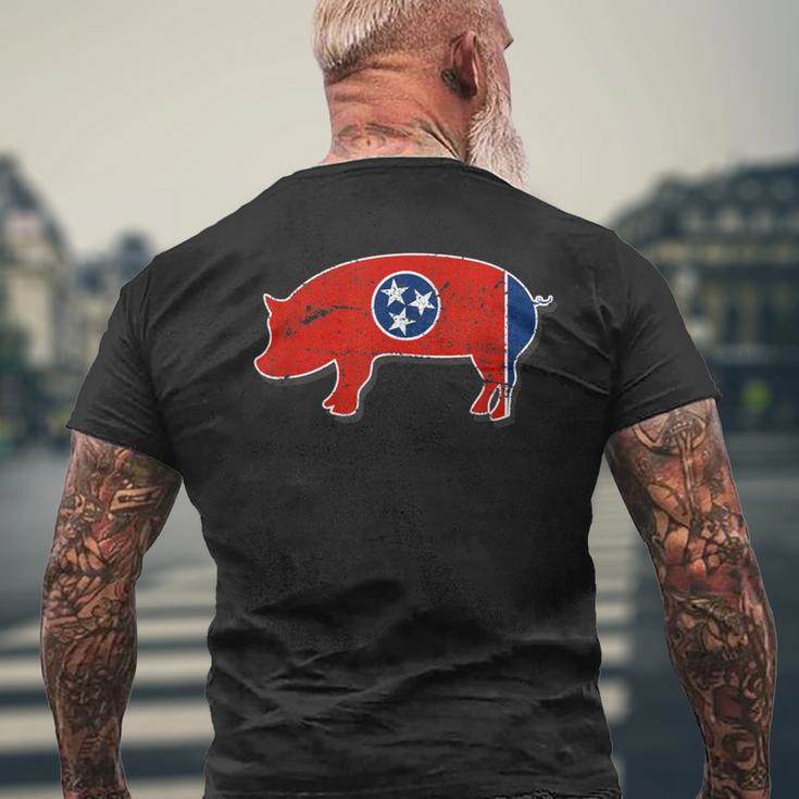 State Of Tennessee Barbecue Pig Hog Bbq Competition Men's T-shirt Back Print Gifts for Old Men