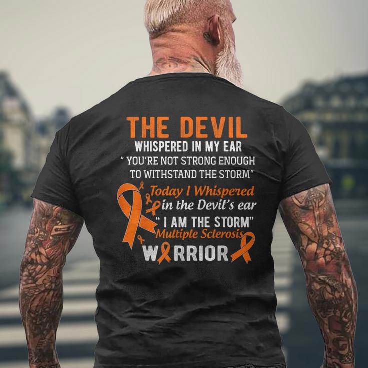 I Am The Storm Multiple Sclerosis Warrior Men's T-shirt Back Print Gifts for Old Men