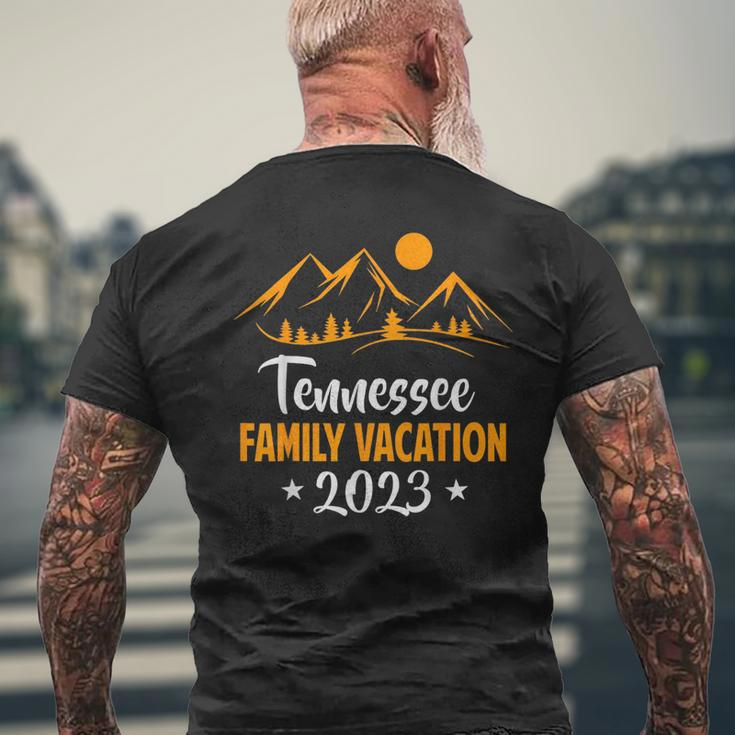 Tennessee 2023 Family Vacation Matching Group Mens Back Print T-shirt Gifts for Old Men