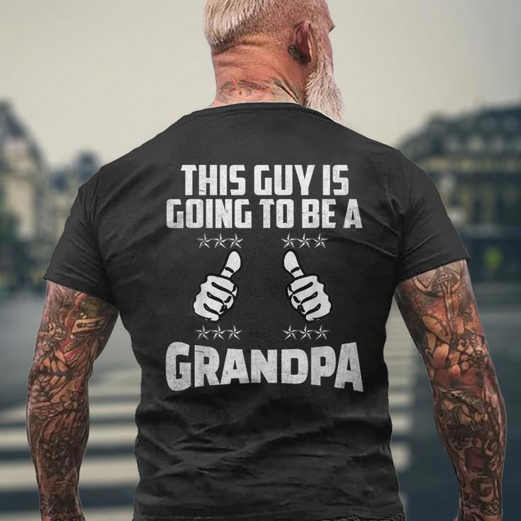 This Guy Is Going To Be A Grandpa Pregnancy Announcement Mens Back Print T-shirt Gifts for Old Men
