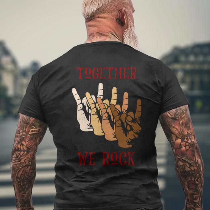 Together We Rock Men's T-shirt Back Print Gifts for Old Men