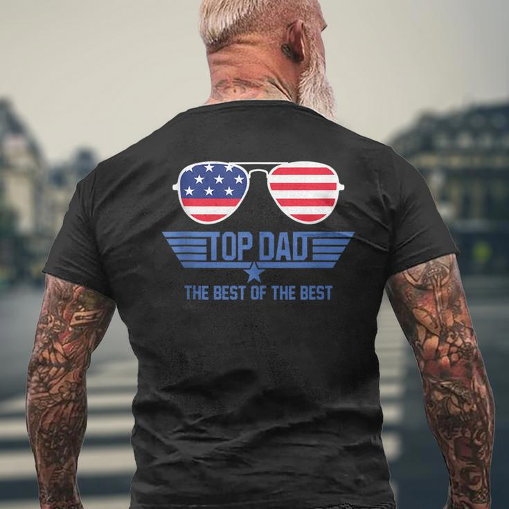 Top Dad The Best Of The Best Cool 80S 1980S Fathers Day Mens Back Print T-shirt Gifts for Old Men