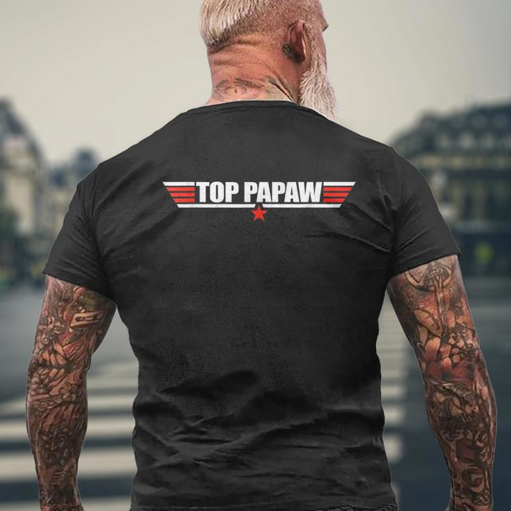 Top Papaw Father S Day Gift For Papaw Worlds Best Father Mens Back Print T-shirt Gifts for Old Men