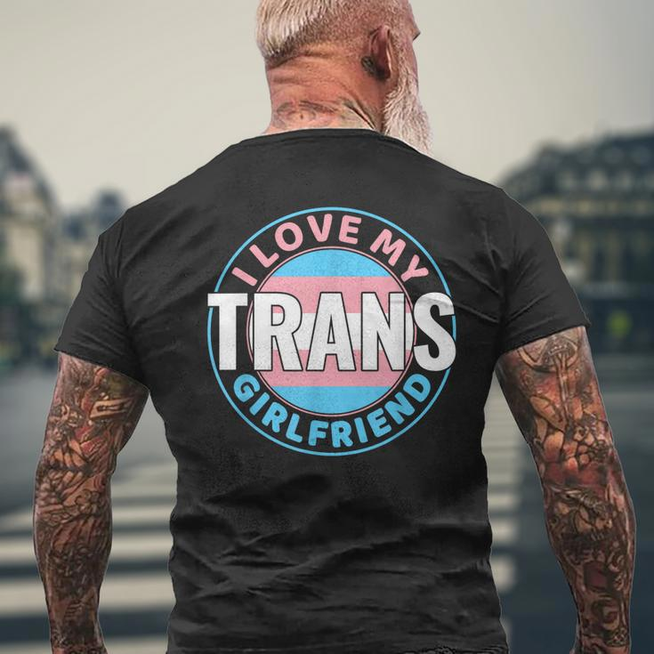 Transgender I Love My Trans Girlfriend Lgbt Mens Back Print T-shirt Gifts for Old Men