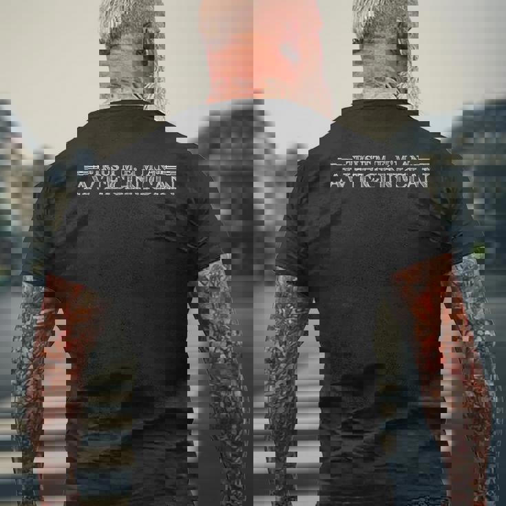 Trust Me I'm An Audio Visual Av Technician Men's T-shirt Back Print Gifts for Old Men