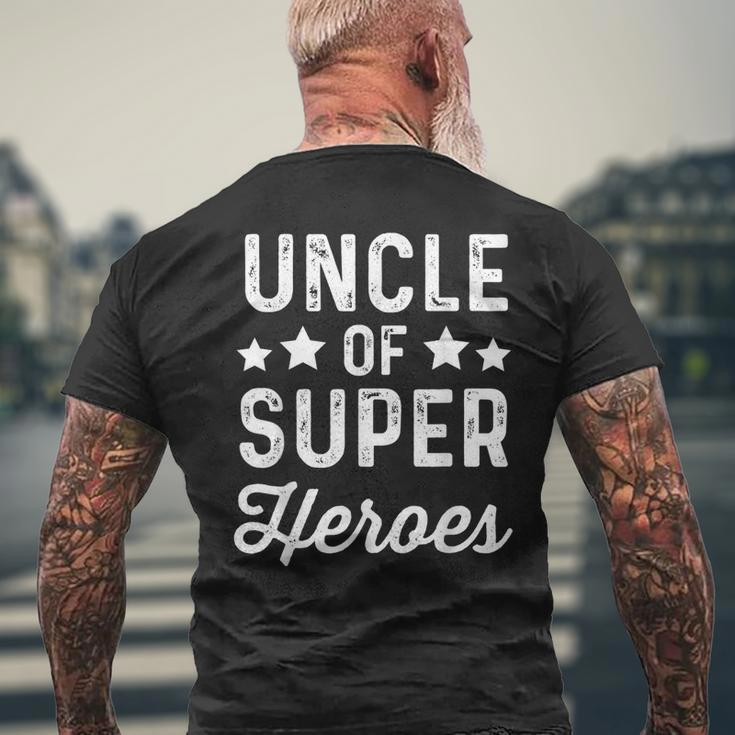 Uncle Super Heroes Superhero Men's T-shirt Back Print Gifts for Old Men