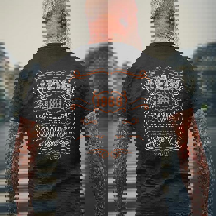 Vintage 1968 Retro Funny 51St Birthday Gifts For Dad Funny Gifts For Dad Mens Back Print T-shirt Gifts for Old Men