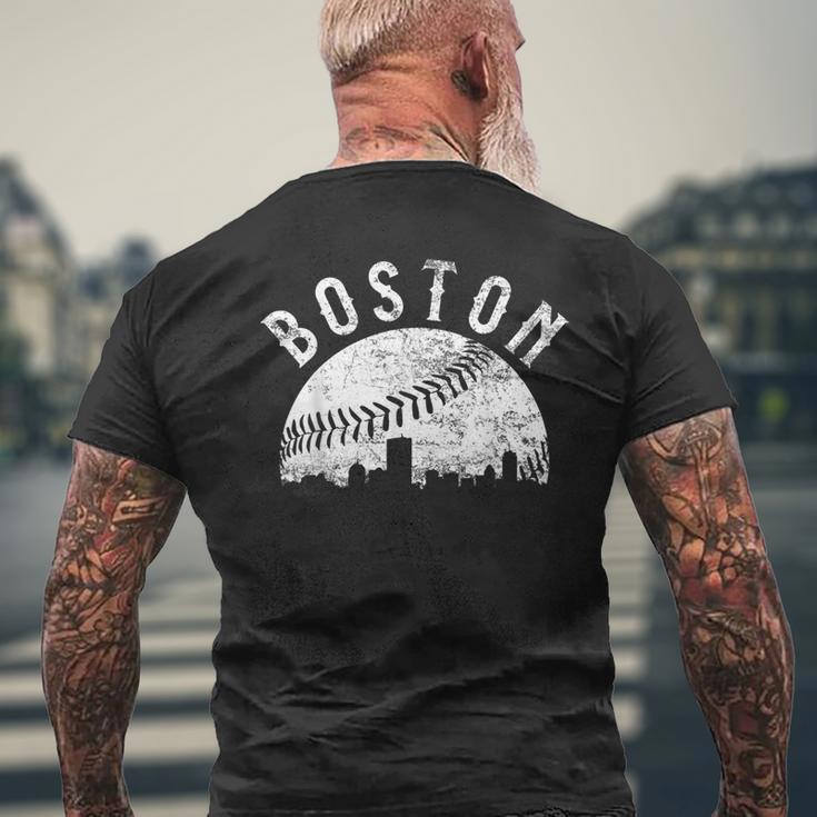 Vintage Boston Skyline Baseball Throwback For Red Game Day Shirt