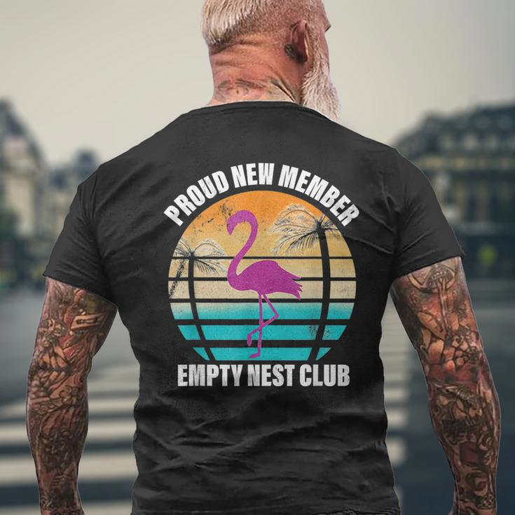 Worn Style Empty Nest Club Gift For Parents Empty Nesters Mens Back Print T-shirt Gifts for Old Men