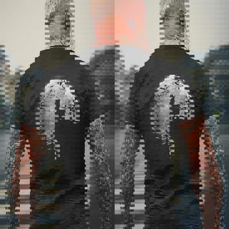 Yorkshire Terrier And Moon Funny Halloween Dog Lover Vintage Moon Funny Gifts Mens Back Print T-shirt Gifts for Old Men Yorkshire Terrier And Moon Funny Halloween Dog Lover Vintage Moon Funny Gifts Mens Back Print T-shirt Gifts for Old Men