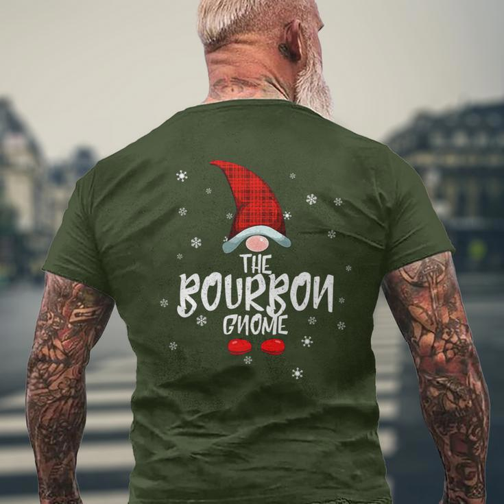 Bourbon Gnome Family Christmas Pajama Bourbon Gnome Men's T-shirt Back Print Gifts for Old Men