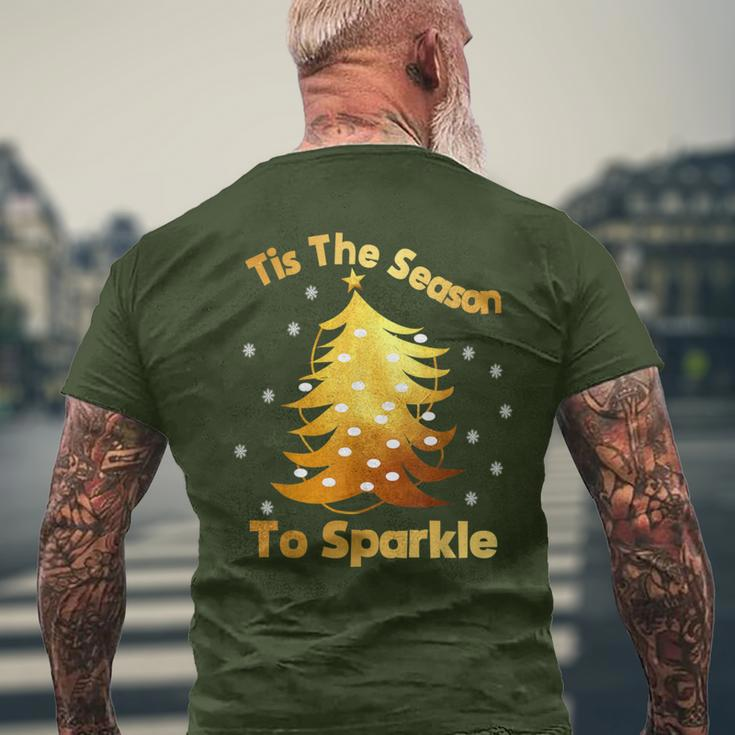Christmas Tis The Season To SparkleMen's T-shirt Back Print Gifts for Old Men