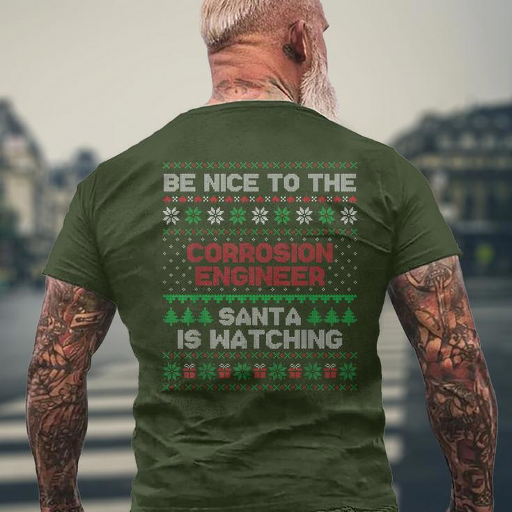 For Corrosion Engineer Corrosion Engineer Ugly Sweater Men's T-shirt Back Print Gifts for Old Men