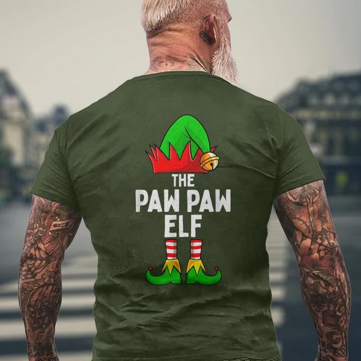 Paw Paw Elf Matching Family Christmas Men's T-shirt Back Print Gifts for Old Men