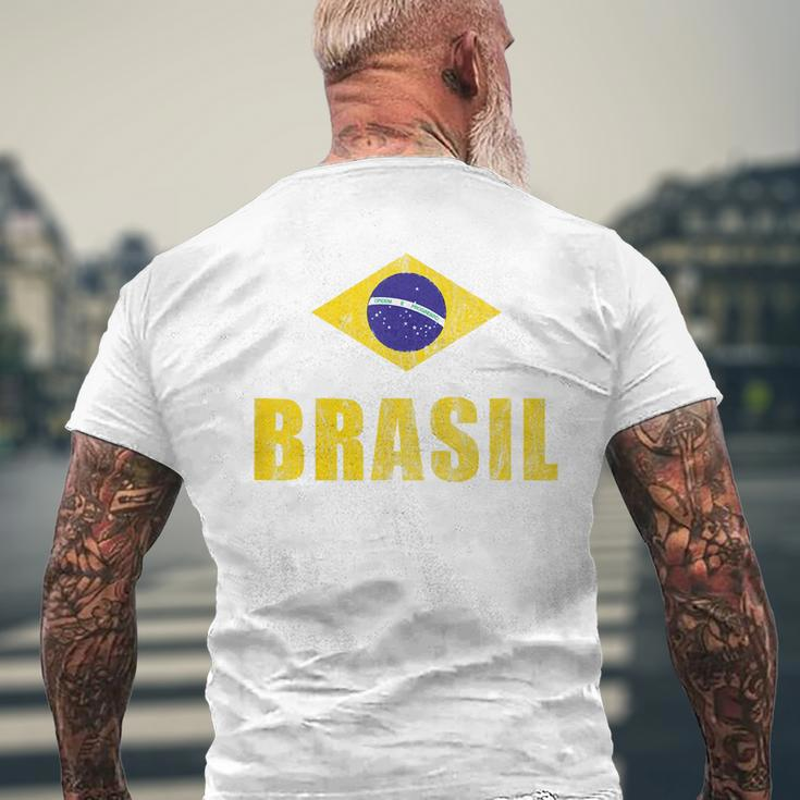 Brasil Design Brazilian Apparel Clothing Outfits Ffor Men Mens Back Print T-shirt Gifts for Old Men