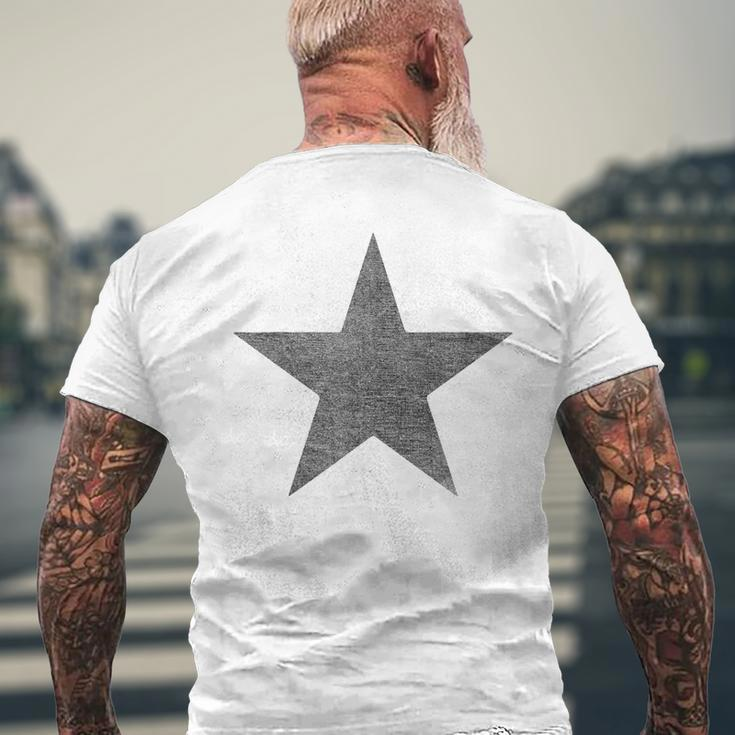 Downtown Girl Clothes Aesthetic Punk Star Y2k Grunge Alt Mens Back Print T-shirt Gifts for Old Men