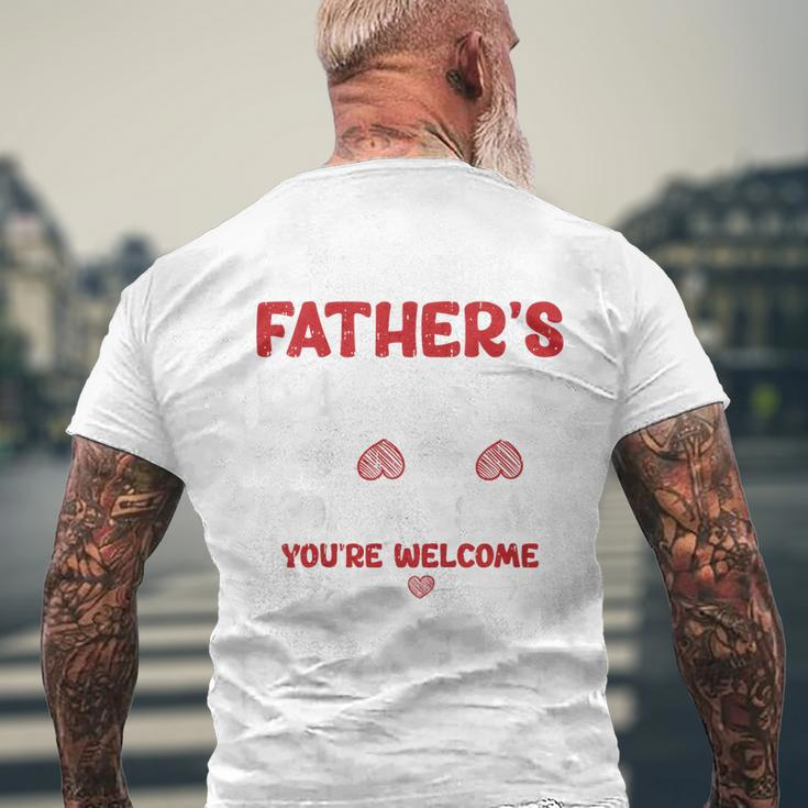 Kids Im Your Fathers Day Funny Boys Girls Kids Toddlers Mens Back Print T-shirt Gifts for Old Men