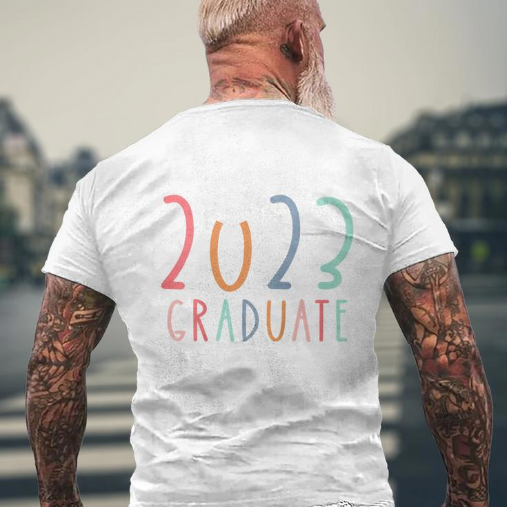 Kids Kindergarten 2023 Graduate For Girls Mens Back Print T-shirt Gifts for Old Men