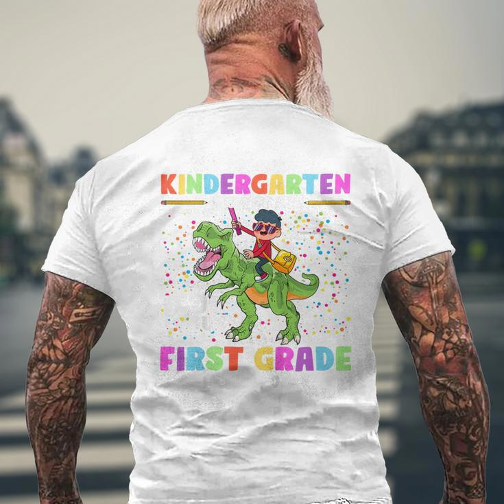 Kids So Long Kindergarten Graduation Class 2023 Dinosaur Kids Mens Back Print T-shirt Gifts for Old Men