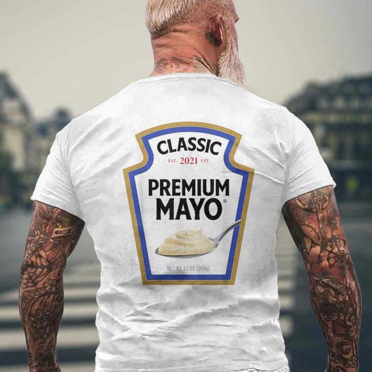 Mayonnaise Diy Halloween Costume Matching Group Mayo Men's T-shirt Back Print Gifts for Old Men