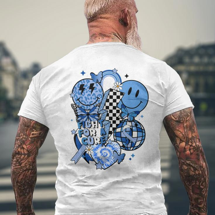 In November We Wear Blue T1d Type 1 Diabetes Awareness Men's T-shirt Back Print Gifts for Old Men
