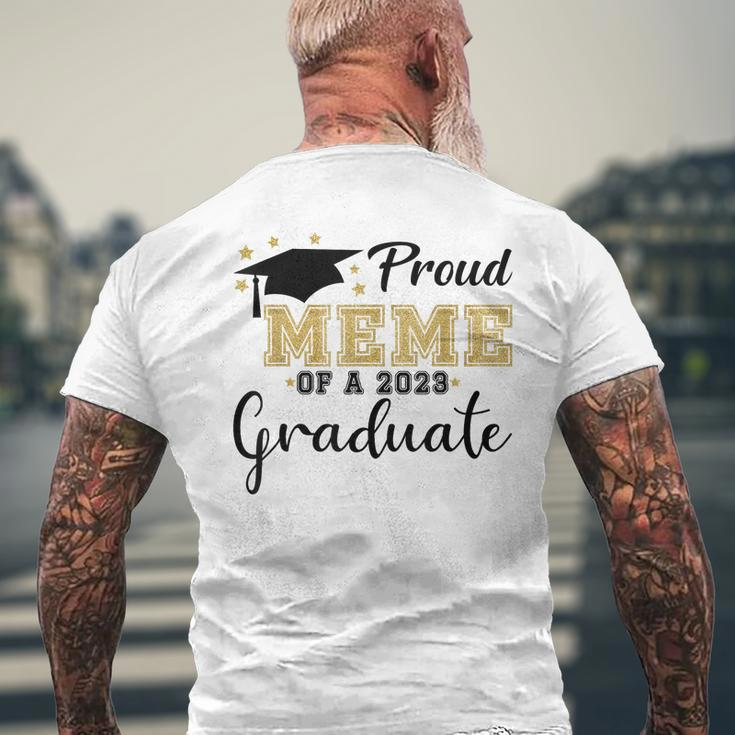 Proud Meme Of A 2023 Graduate Class 2023 Senior 23 Mens Back Print T-shirt Gifts for Old Men
