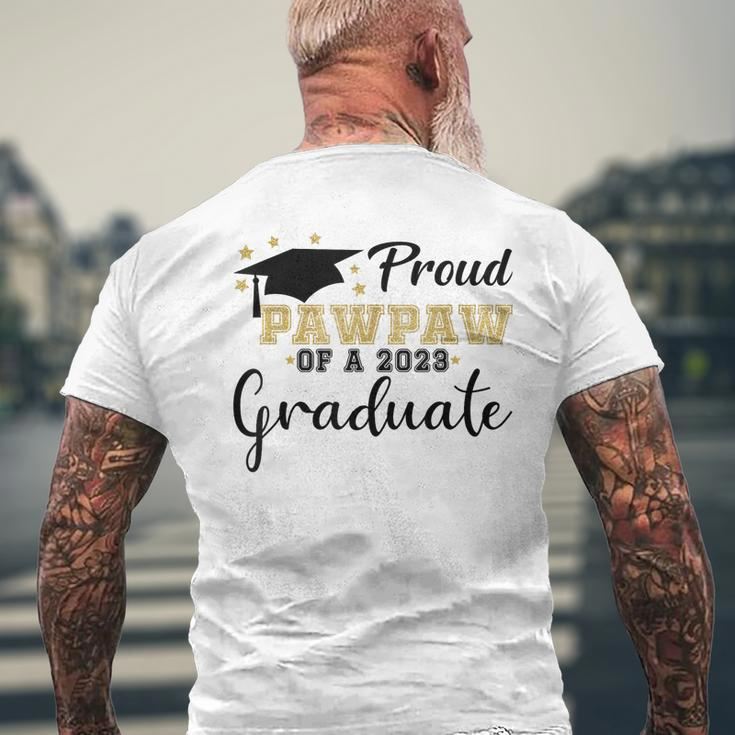 Proud Pawpaw Of A 2023 Graduate Class 2023 Senior 23 Mens Back Print T-shirt Gifts for Old Men