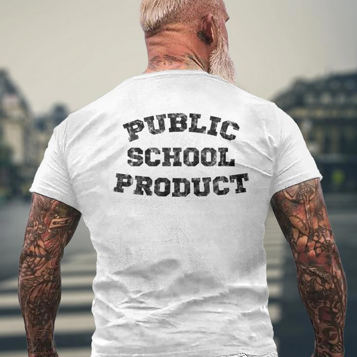 Public School Product - Vintage Public School Mens Back Print T-shirt Gifts for Old Men