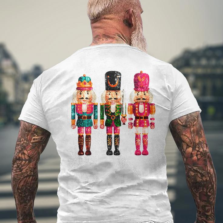 Sequin Nutcracker Men's T-shirt Back Print Gifts for Old Men