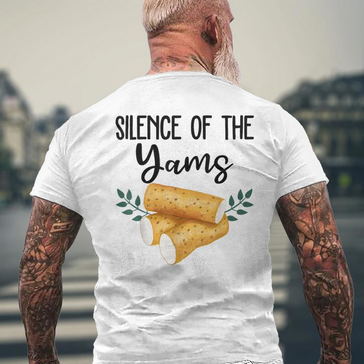 Silence Of The Yams Matching Family Thanksgiving Men's T-shirt Back Print Gifts for Old Men