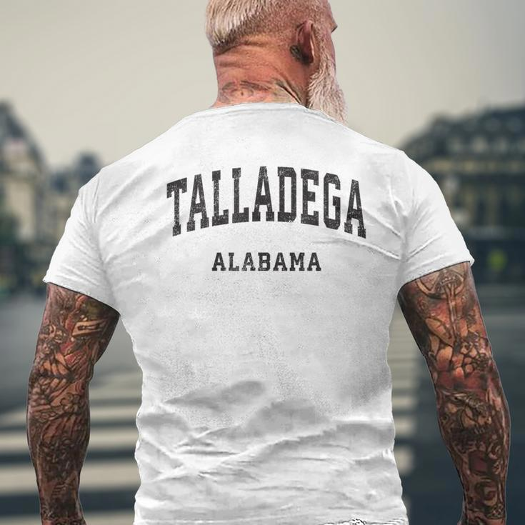 Talladega Alabama Al Vintage Athletic Sports Design Men's Crewneck Short Sleeve Back Print T-shirt Gifts for Old Men