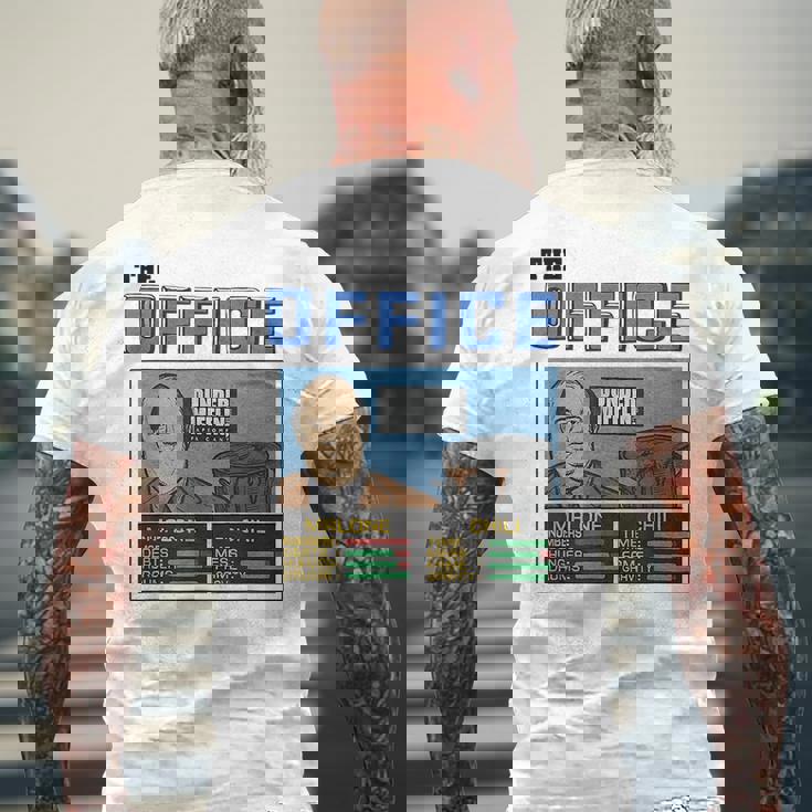 Theofficejamkevinandchilitheofficemaloneandchili Mens Back Print T-shirt Gifts for Old Men