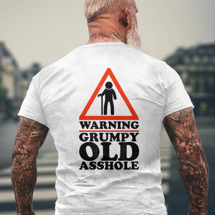 Grumpy Boomer Warning Grumpy Old Asshole Gen X And Baby Boomers Men's Back Print T ...
