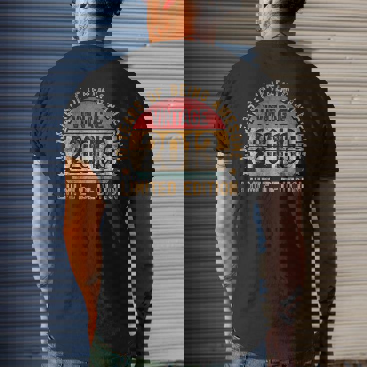 2013 Turning 10 Bday 10Th Birthday Boy 10 Years Old Vintage Mens Back Print T-shirt Gifts for Him