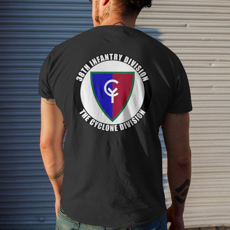 38Th Infantry Division National Guard Cyclone Veteran Men's T-shirt Back Print Gifts for Him