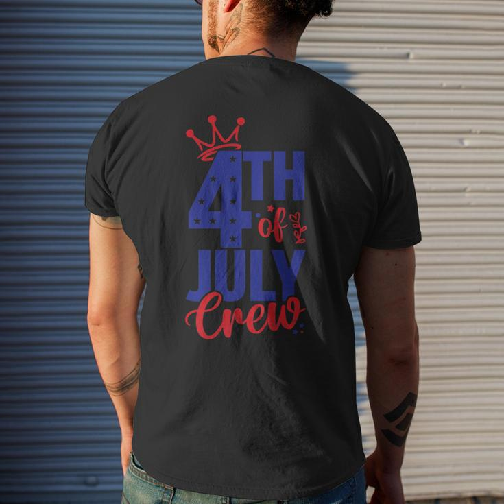 4Th Of July Crew Funny Usa Independence 4Th Of July Graphic Mens Back Print T-shirt Gifts for Him