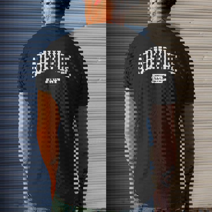 Abbyville Kansas Ks College University Sports Style Men's T-shirt Back Print Gifts for Him Abbyville Kansas Ks College University Sports Style Men's T-shirt Back Print Gifts for Him